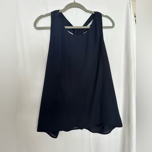 Navy sleeveless tank
